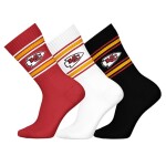 Pánské ponožky Kansas City Chiefs NFL Team Set Crew (3 páry) Velikost: 35–38
