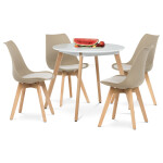 Židle jídelní, cappuccino plast, CT-X7055 CAP