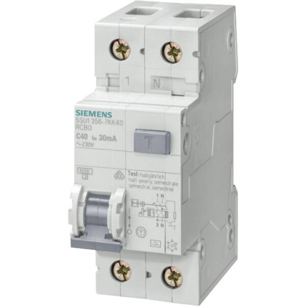 Siemens 5SU13566KK10 proudový chránič/elektrický jistič 2pólový 10 A 0.03 A 230 V