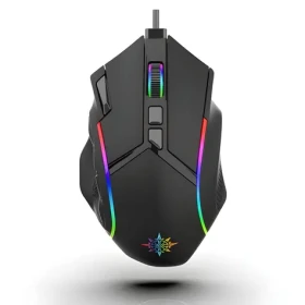 INCA IMG-351 černá / Herní myš / optická / RGB / 12800 DPI / 12 tlačítek / USB-A / 1,8 m (IMG-351)