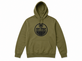 Fanatics Pánská mikina Edmonton Oilers NHL Military Hoodie Velikost: M