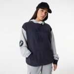New Era Pánská mikina Los Angeles Dodgers MLB Team Patch Oversized Hoodie Velikost: S