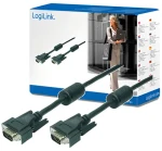LogiLink VGA černá / VGA kabel / stíněný / feritová tlumivka / 10 m (CV0016)
