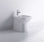 DURAVIT - D-Code Stojící bidet, 360x560 mm, otvor pro baterii, bílá 22411000002