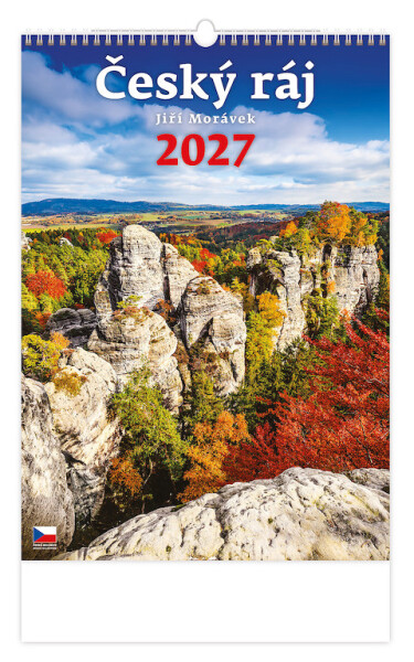 Nástěnný kalendář 2027 Helma Český ráj