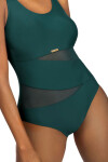 Dámské jednodílné plavky S36 7 Fashion sport - SELF Zelená S