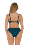 Dámské dvoudílné plavky Honolulu 2 S940V1HN2 tm. zelené - Self 48F