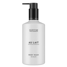 SCOTTISH FINE SOAPS Sprchový gel Au Lait 300 ml, bílá barva, plast