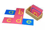 Moyo Montessori Moyo Montessori Hmatová písmena (tiskací písmo - malé - americká norma)