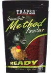 Traper Vnadící směs Method Feeder Ready Kapr / Balení 10 ks / Feeder, plavaná, položená