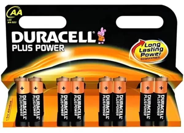 Duracell Alkalická baterie AA (LR6) / Baterie / Alkalická / Jednorázová (MN1500B8)