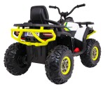 Mamido Dětská elektrická čtyřkolka ATV Desert 4x4 bílá