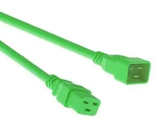 Mercodan C20-C19 zelená / Napájecí prodlužovací kabel (509780143)