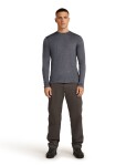 ICEBREAKER Mens 125 Cool-Lite Sphere III LS Tee, Midnight Navy Heather velikost: L
