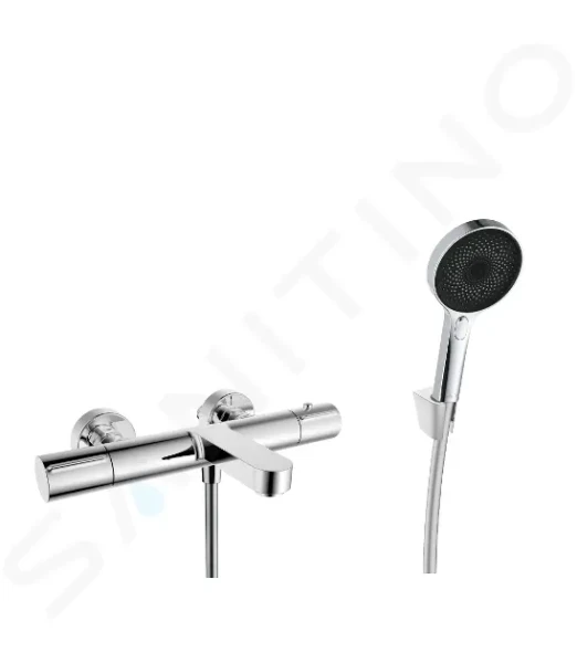 Kielle Termostatická vanová baterie s příslušenstvím EcoSpare, chrom 10302SNT10