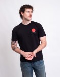 Tričko Edwin Japanese Sun TS Black garment washed