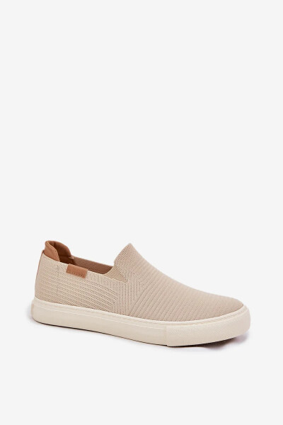 Dámské slip-on tenisky Big Star – béžové Velikost: 37