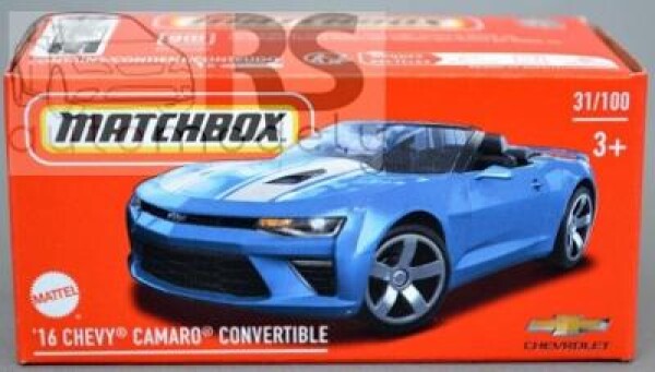 Matchbox Power Grab 2016 Chevrolet Camaro Convertible