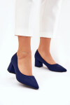 Lodičky na sloupku KJ-10 tmavě modré - Step in style 41