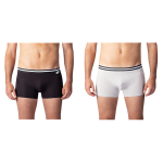 Dvojbalení bavlněných boxerek COTTON STRETCH BOXER 2x - BELLINDA - černá XXL