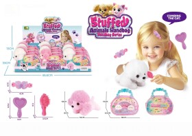 Pes plyšový v tašce 16 cm