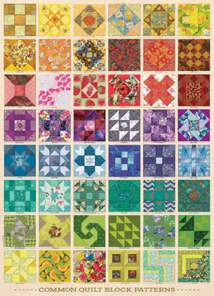 COBBLE HILL Puzzle Kostky prošívané deky