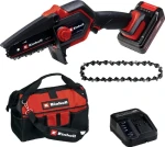 Einhell GE-PS 18/15 Li / Aku řetězová pila na větve / 18V / V sadě s aku, nabíječkou, taškou a náhradním řetězem (4600043)