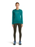 Dámské merino legíny ICEBREAKER Wmns 260 Fastray II 25 High Rise Tights, Dark Loden velikost: S