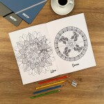 Antistresové omalovánky 210x290mm/32 stran - Zvěrokruh