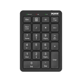 PORT CONNECT Bluetooth Rechargeable Keypad černá / Bezdrátová dobíjecí numerická klávesnice (900802)