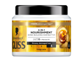 Schwarzkopf Gliss vyživující maska 4v1 Oil Nutritive pro lámavé a poškozené vlasy 400ml