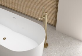 NOVASERVIS - Vanová baterie stojící Ciriculus, brushed gold BCK11FBG