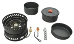 Cattara TREK sada nádobí s vařičem / Sada nádobí / 9 dílů / propan-butan / 4000 W / 1,15 kg (13610)