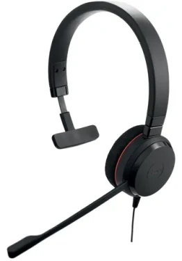 Jabra Evolve 20 Mono UC černá / Náhlavní souprava / Mikrofon / USB-C + USB-A (4993-829-269)