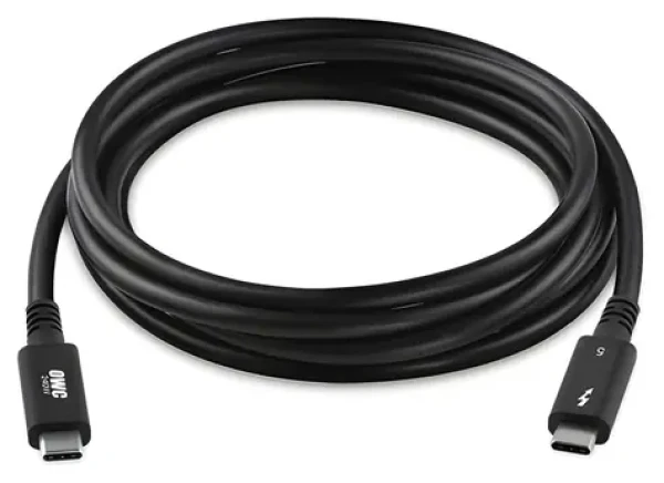 OWC Thunderbolt 5 2m černá / Kabel / 2x USB-C (samec) (OW-CBLTB5C2.0M)