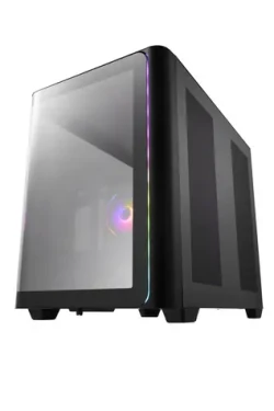 Fortron FSP M580-BP černá / Skříň / Midi Tower / ATX bez zdroje / 4x ARGB / průhledná bočnice (POC0000247)