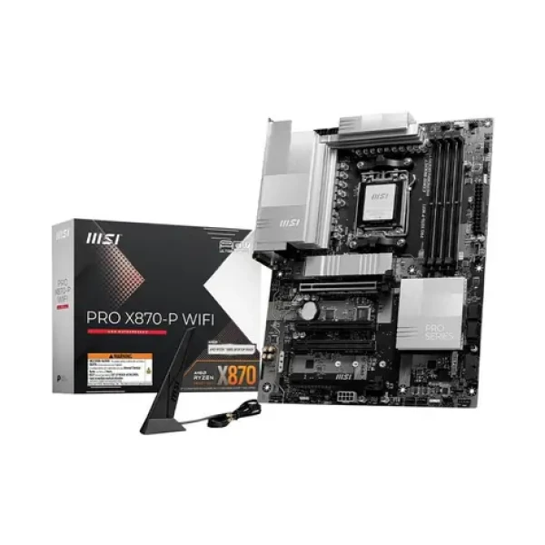MSI PRO X870E-P WIFI / AMD X870 / DDR5 / SATA III RAID / USB / 5GLAN / M.2 / sc.AM5 / ATX (7E70-003R)