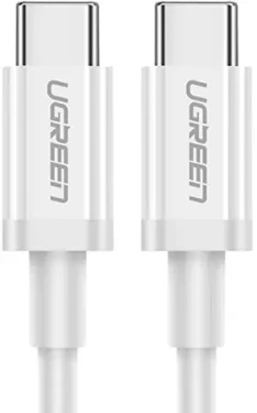 UGREEN US264 Nabíjecí kabel USB-C (M) - USB-C (M) 1 m bílá / QC3.0 (60518)