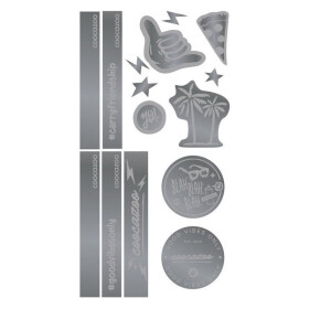 Reflexní samolepky StickyRicky - Silver