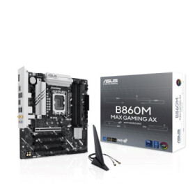 ASUS MB Sc LGA1851 B860M MAX GAMING AX, Intel B860, 4xDDR5, 1xDP, WiFi, mATX EDF_1887653