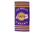 Great Branding Osuška Los Angeles Lakers NBA Stripes Beach Towel 76 x 152 cm