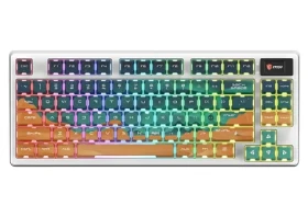 MSI FORGE GK600 TKL Mars / Bezdrátová herní klávesnice / mechanická / 2,4GHz / BT / RGB / USB-C / CZ+SK layout (S11-43CSU01-HH9)
