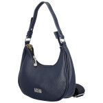 Trendy dámská koženková kabelka na rameno Tricia, tmavě modrá