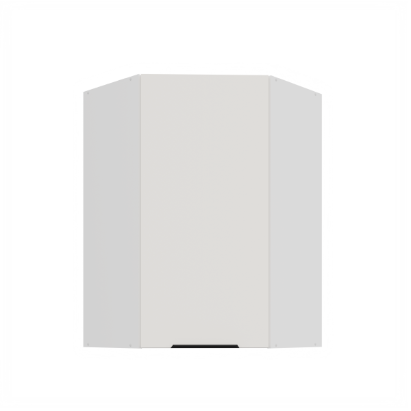 Horní rohová skříňka Aria 60x60 GN-90 1F (45°) Barva korpusu: Bílá, Barva dvířek: WH - Crystal white AFM