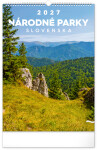 Nástěnný kalendář 2027 Notique Národné parky Slovenska, 33 x 46 cm