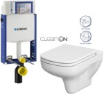 GEBERIT KOMBIFIX ECO, nádržka UP 320 bez tlačítka + WC CERSANIT CLEANON COLOUR + SEDÁTKO 110.302.00.5 CN1