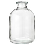 Ib Laursen Skleněná vázička Anna Clear 17 cm, čirá barva