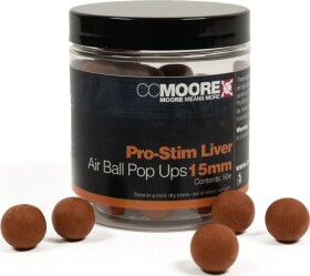 CC Moore Plovoucí boilie Pro-Stim Liver Air Ball Pop Ups - 18mm 35ks,CC Moore Plovoucí boilie Pro-Stim Liver Air Ball Pop Ups - 18mm 35ks