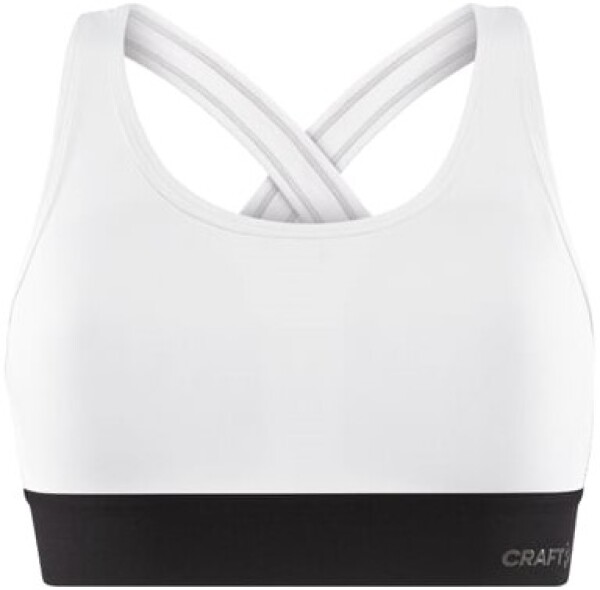 Běžecká podprsenka CRAFT Training Padded - bílá Velikost textilu: S