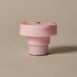 Ferm Living Skleněná stolní LED lampička Ripple Pale Rose, růžová barva, sklo